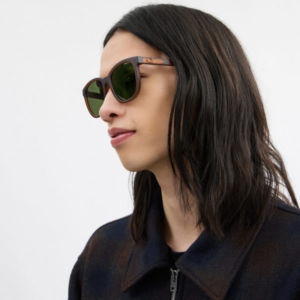 Coach Textured Square Sunglasses - Preorder