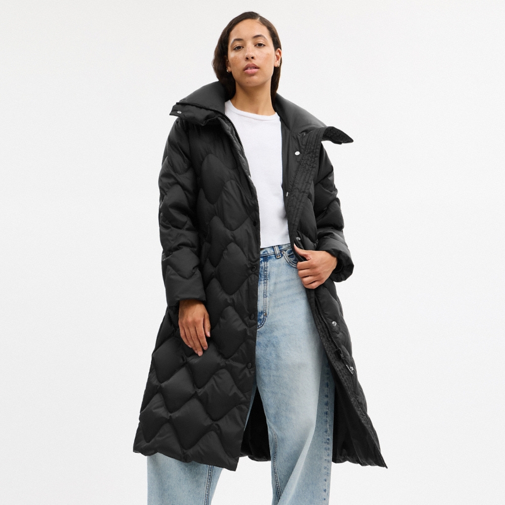 Coach Outlet Quilted Long Puffer - Preorder