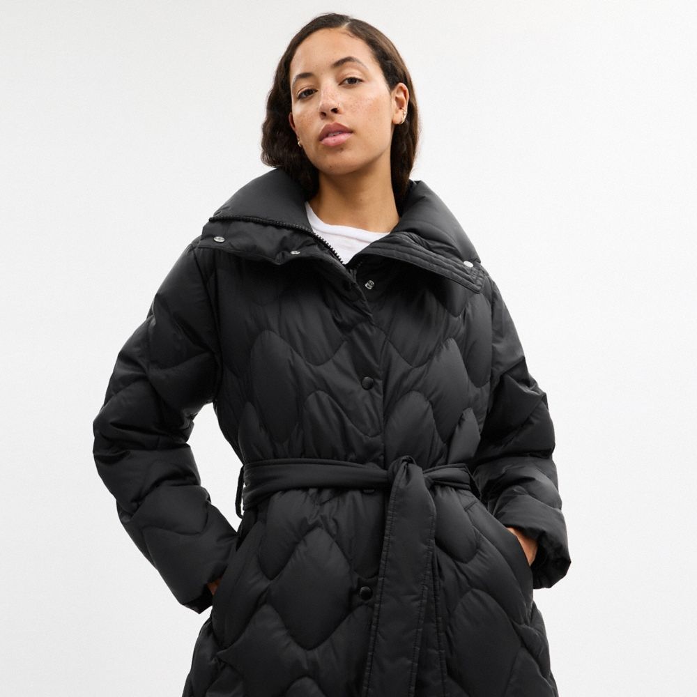 Coach Outlet Quilted Long Puffer - Preorder