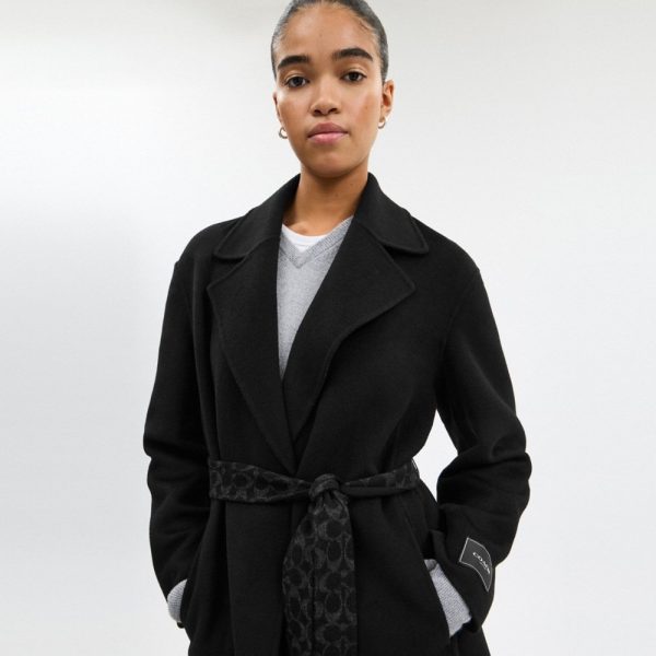 Coach Outlet Belted Wool Long Coat - Preorder