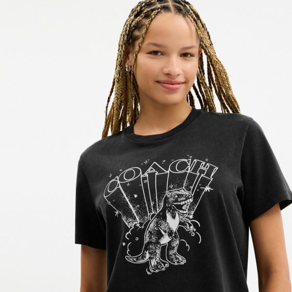 Coach Outlet T-Rex Classic T-Shirt In Organic Cotton - Preorder