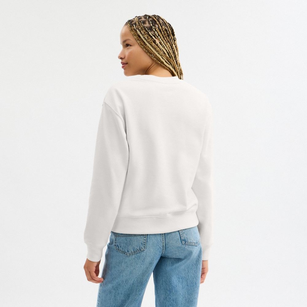 Coach Outlet Signature Square Crewneck Sweatshirt - Preorder
