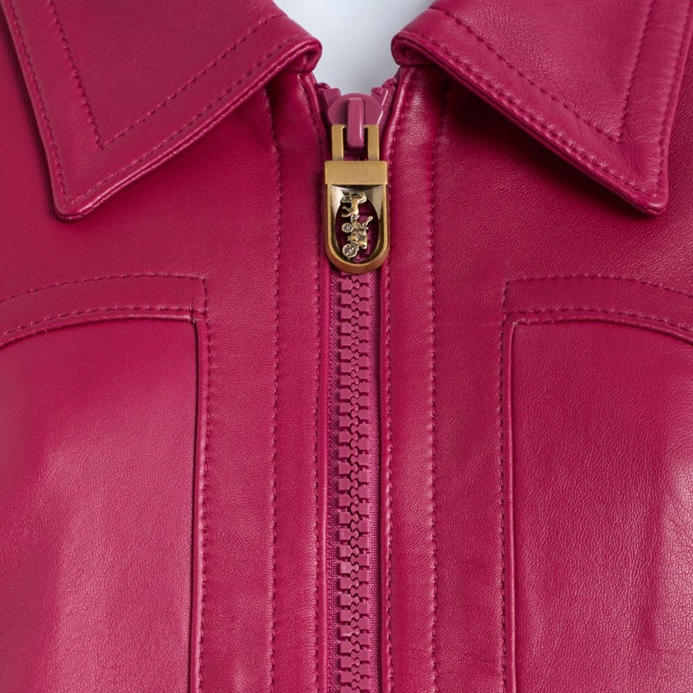 Coach Restored Cropped Leather Blouson - Preorder