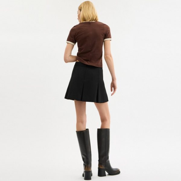 Coach Outlet Sculpted C Pleated Skirt In Recycled Polyester - Preorder