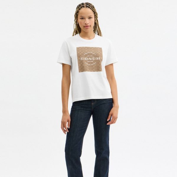 Coach Outlet Signature Square T-Shirt - Preorder