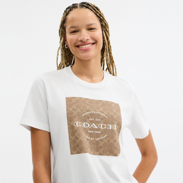 Coach Outlet Signature Square T-Shirt - Preorder