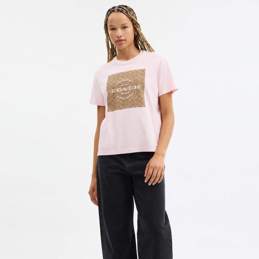 Coach Outlet Signature Square T-Shirt - Preorder