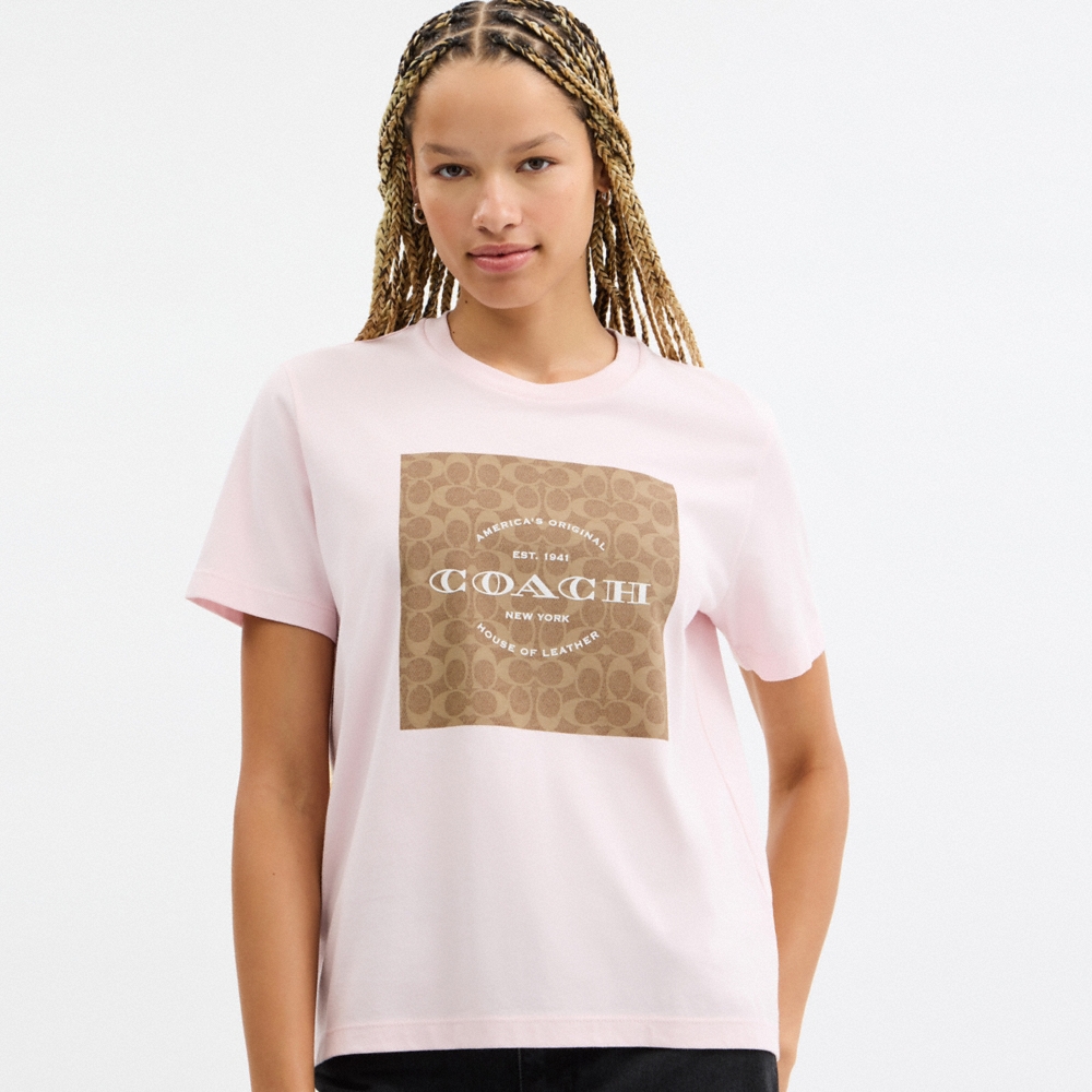Coach Outlet Signature Square T-Shirt - Preorder