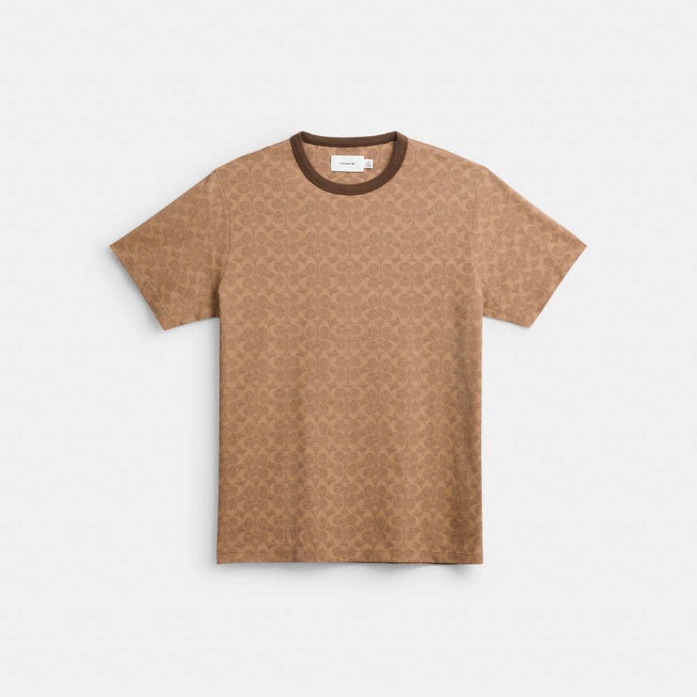 Coach Outlet Signature T-Shirt In Organic Cotton - Preorder