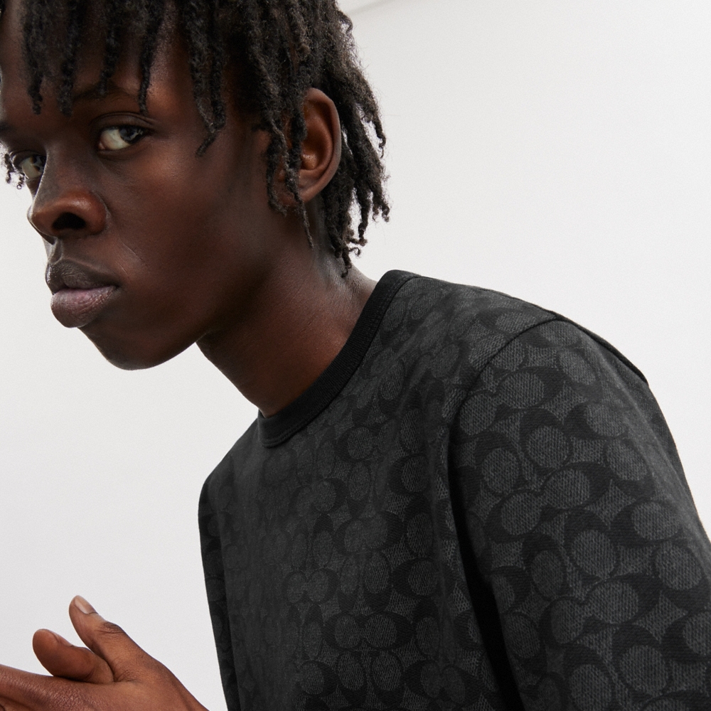 Coach Outlet Signature T-Shirt In Organic Cotton - Preorder