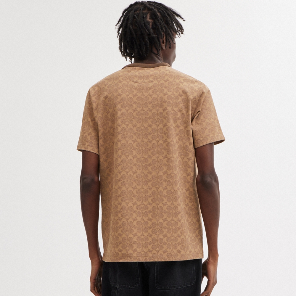 Coach Outlet Signature T-Shirt In Organic Cotton - Preorder