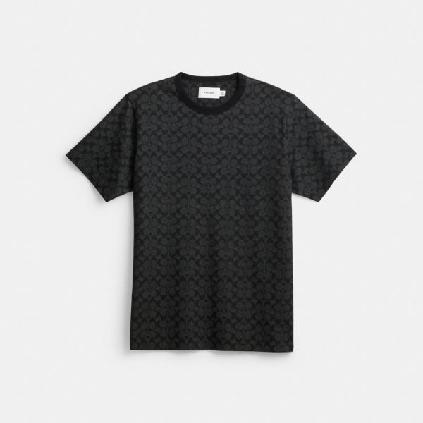 Coach Outlet Signature T-Shirt In Organic Cotton - Preorder
