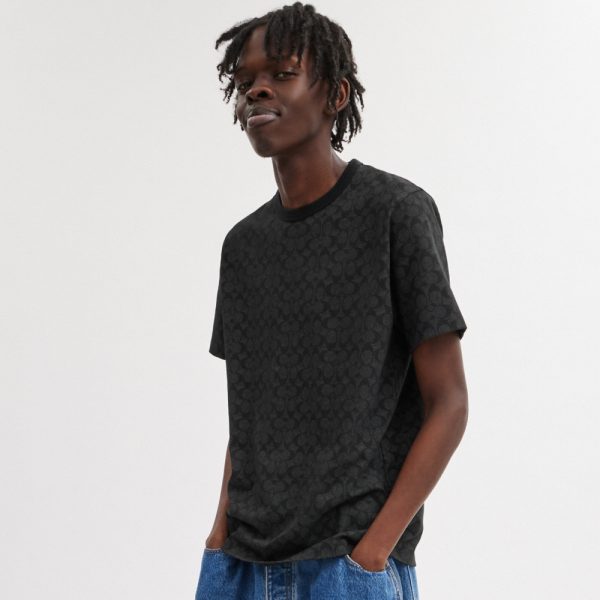 Coach Outlet Signature T-Shirt In Organic Cotton - Preorder