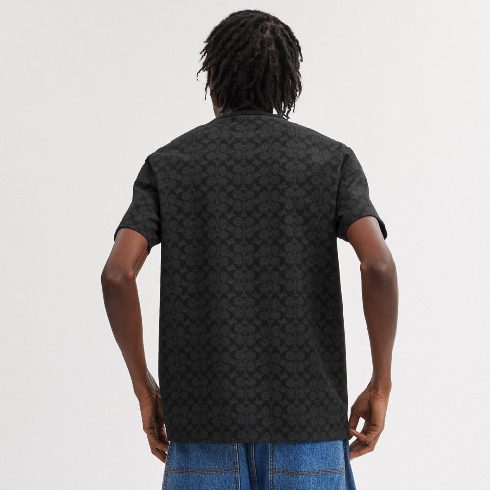 Coach Outlet Signature T-Shirt In Organic Cotton - Preorder