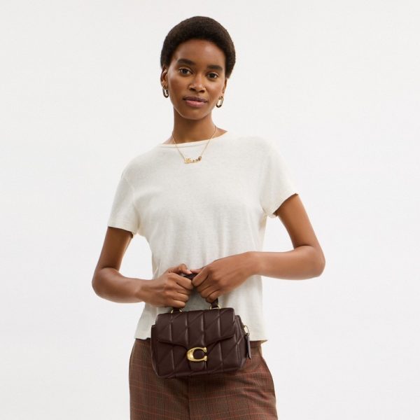Coach Tabby Top Handle Bag With Quilting - Preorder