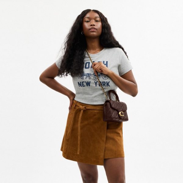 Coach Tabby Top Handle Bag With Quilting - Preorder