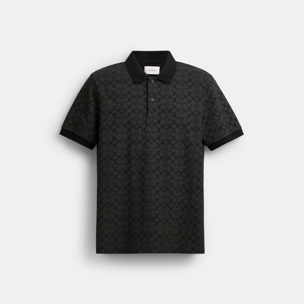Coach Outlet Signature Polo In Organic Cotton - Preorder