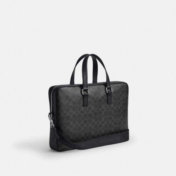 Coach Caden Brief Bag In Signature Canvas - Preorder