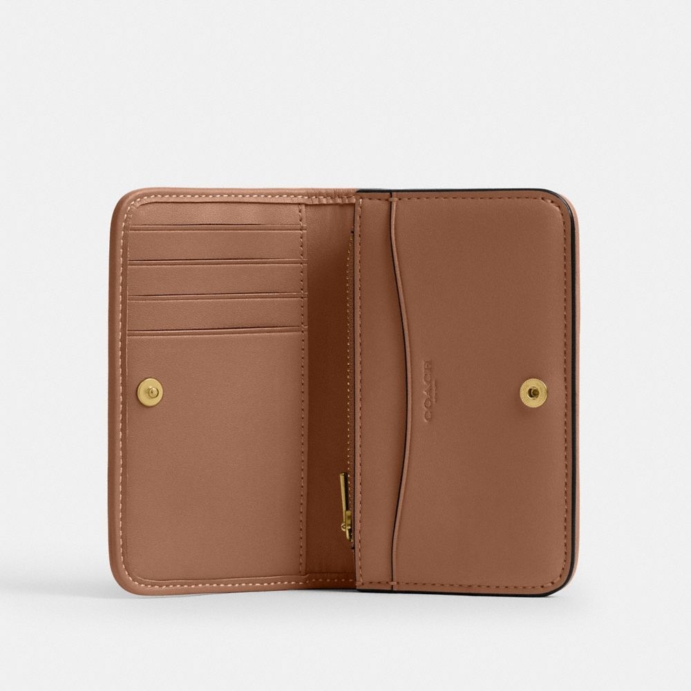 Coach Outlet Essential Slim Card Case In Crystal Signature Jacquard - Preorder