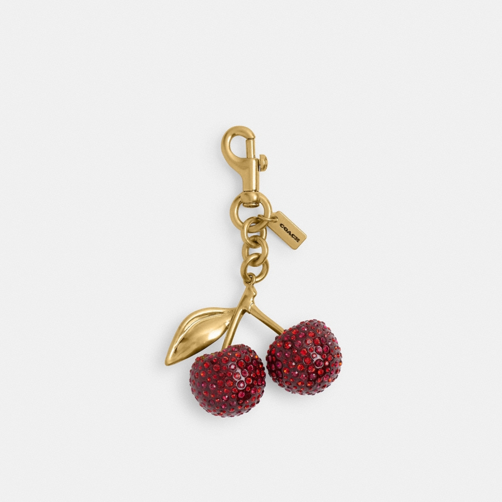Coach Outlet Crystal Cherry Bag Charm - Preorder