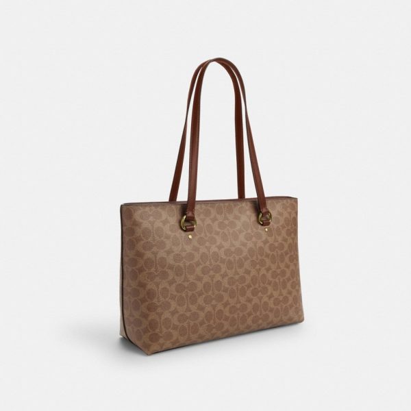 Coach Outlet Station Tote Bag In Signature Canvas - Preorder
