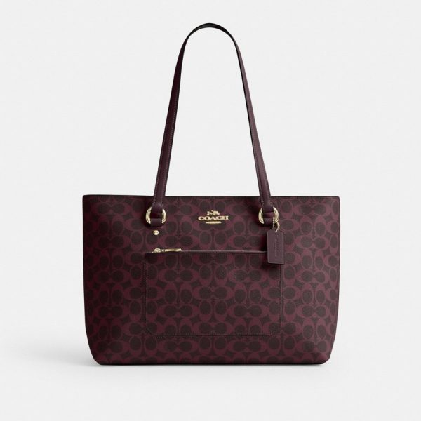 Coach Outlet Station Tote Bag In Signature Canvas - Preorder