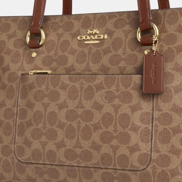 Coach Outlet Station Tote Bag In Signature Canvas - Preorder