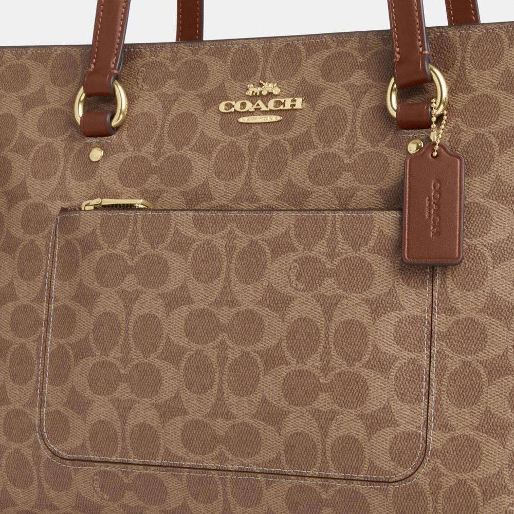 Coach Outlet Station Tote Bag In Signature Canvas - Preorder
