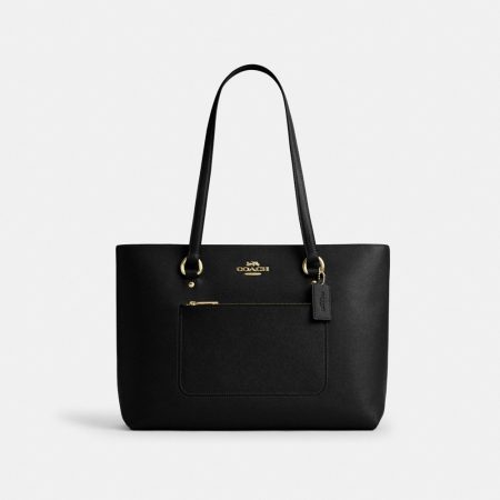 Coach Outlet Station Tote Bag - Preorder — Brass/Black