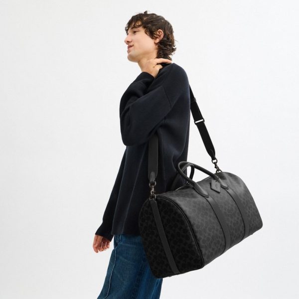 Coach Compass Bag 50 In Signature Canvas - Preorder