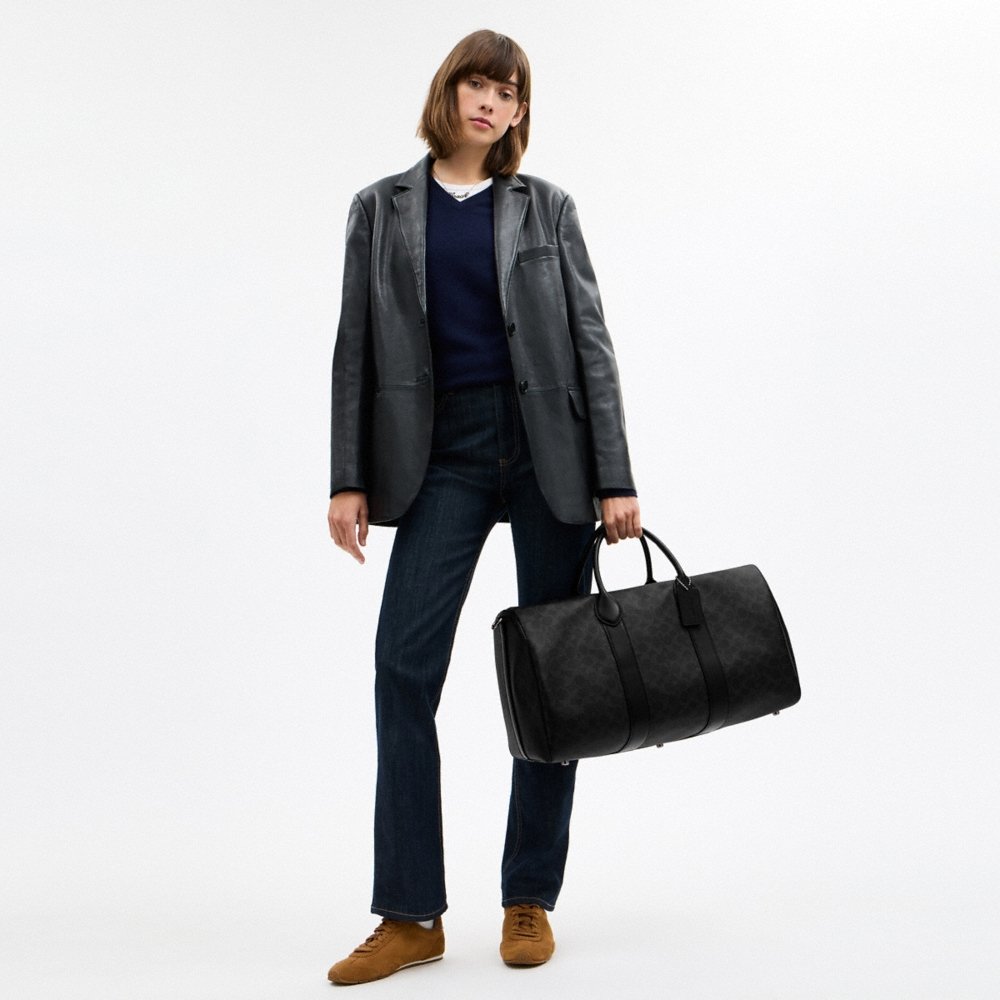 Coach Compass Bag 50 In Signature Canvas - Preorder