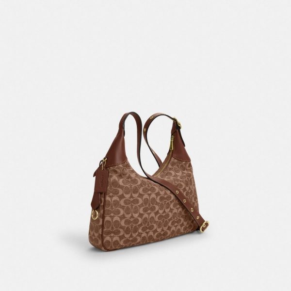 Coach Outlet Ella Shoulder Bag In Signature Chenille - Preorder