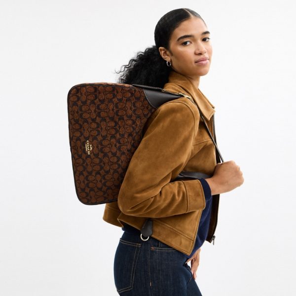 Coach Outlet Ella Shoulder Bag In Signature Chenille - Preorder