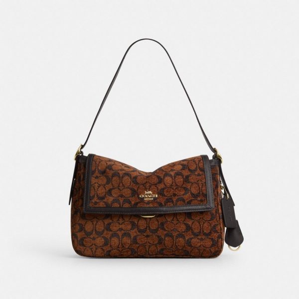 Coach Outlet Etta Flap Bag In Signature Chenille - Preorder