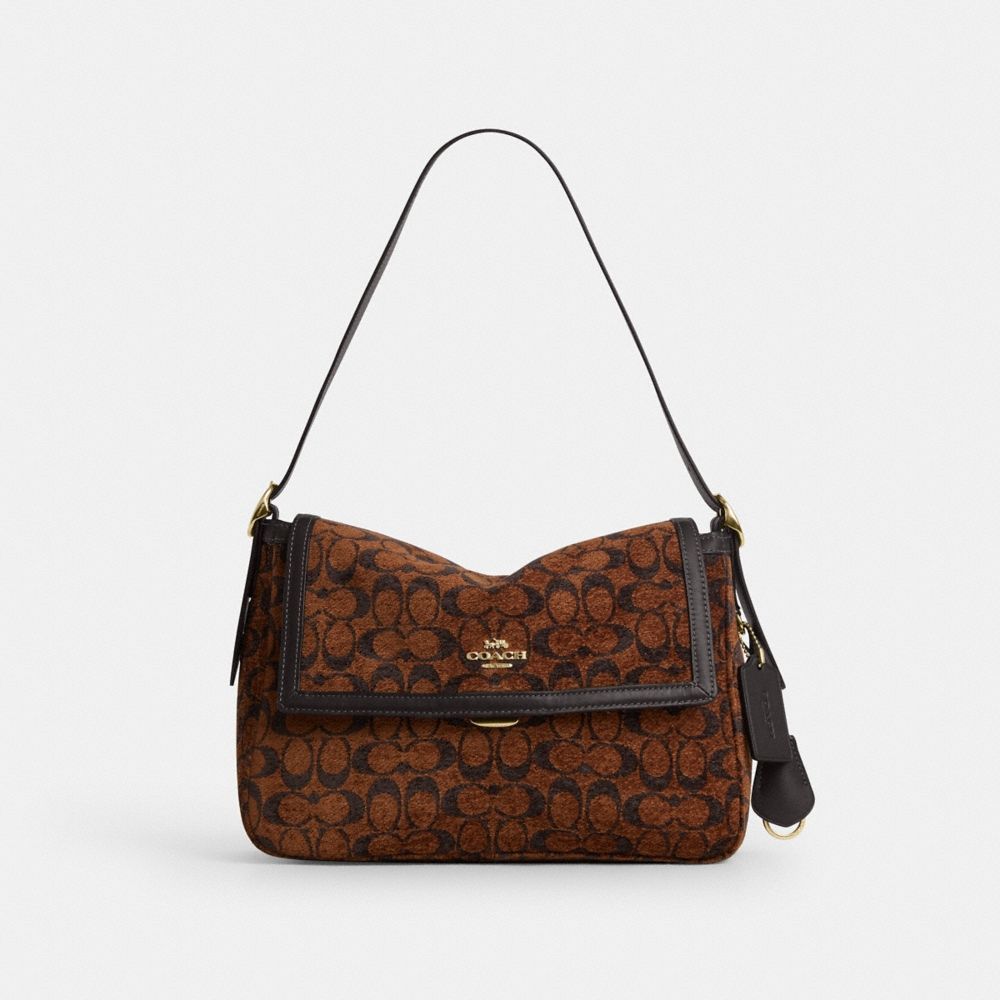Coach Outlet Etta Flap Bag In Signature Chenille - Preorder