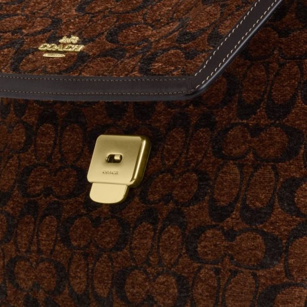 Coach Outlet Etta Flap Bag In Signature Chenille - Preorder