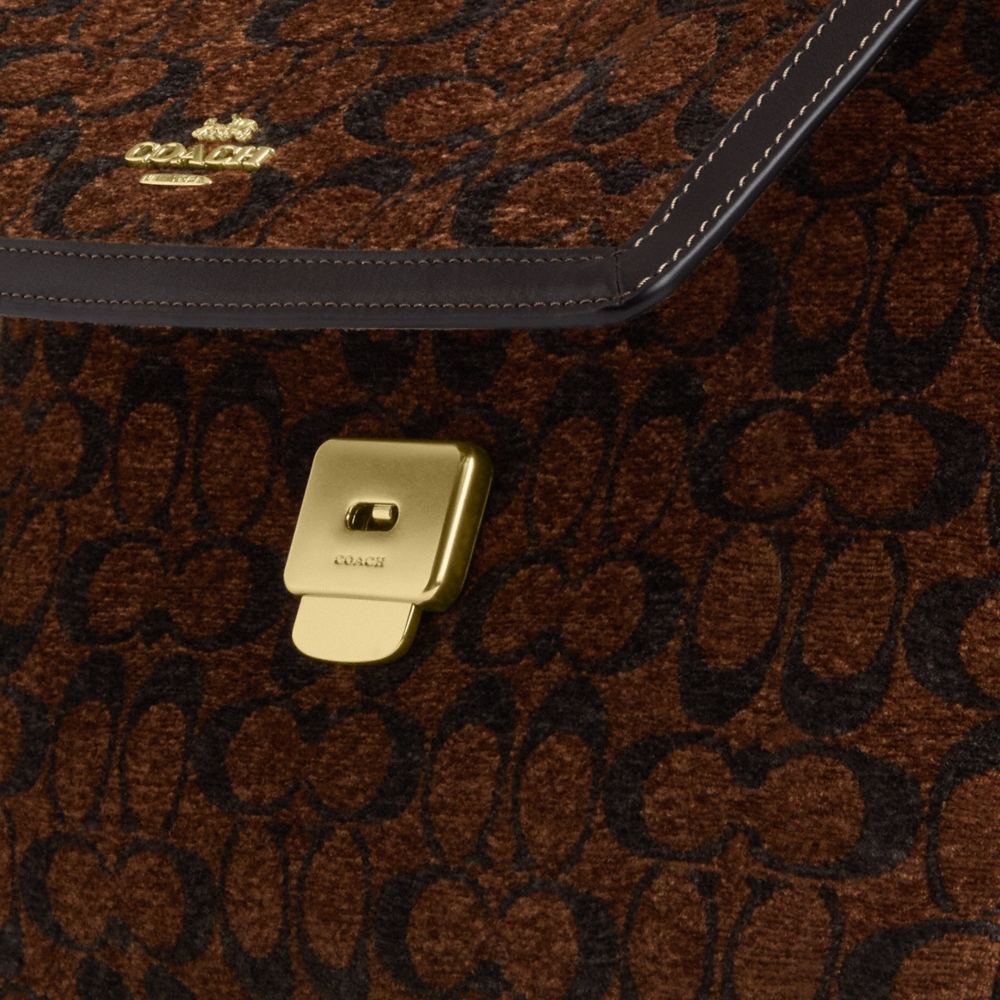 Coach Outlet Etta Flap Bag In Signature Chenille - Preorder