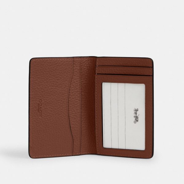 Coach Outlet ID Card Wallet In Signature Leather - Preorder