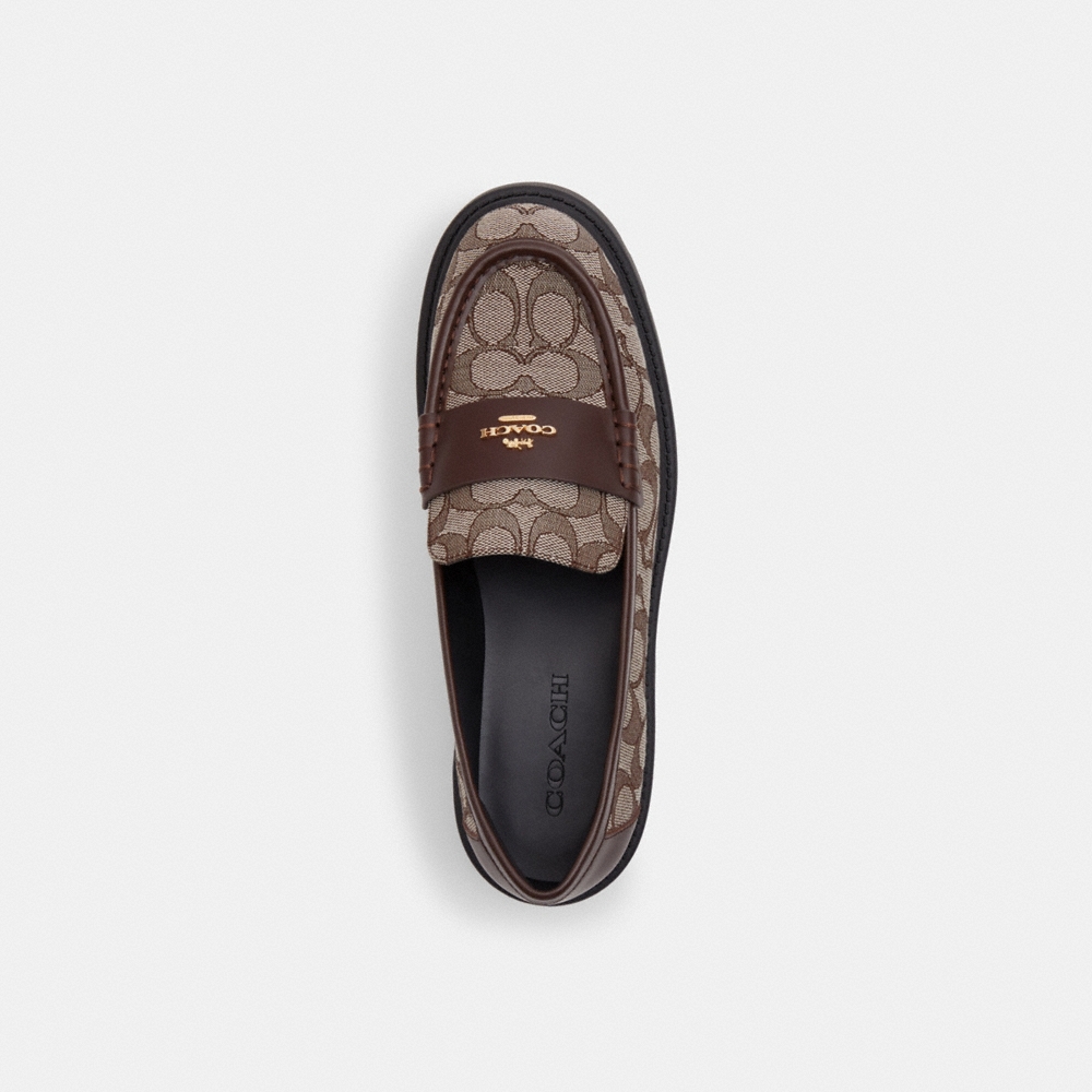 Coach Outlet Lucy Loafer In Signature Jacquard - Preorder