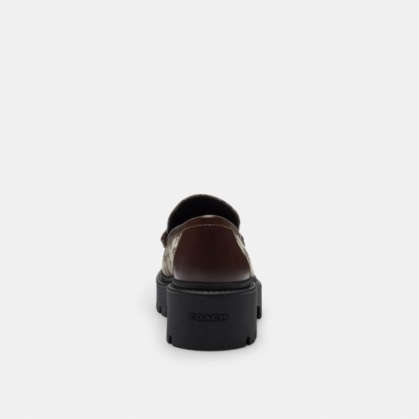 Coach Outlet Lucy Loafer In Signature Jacquard - Preorder