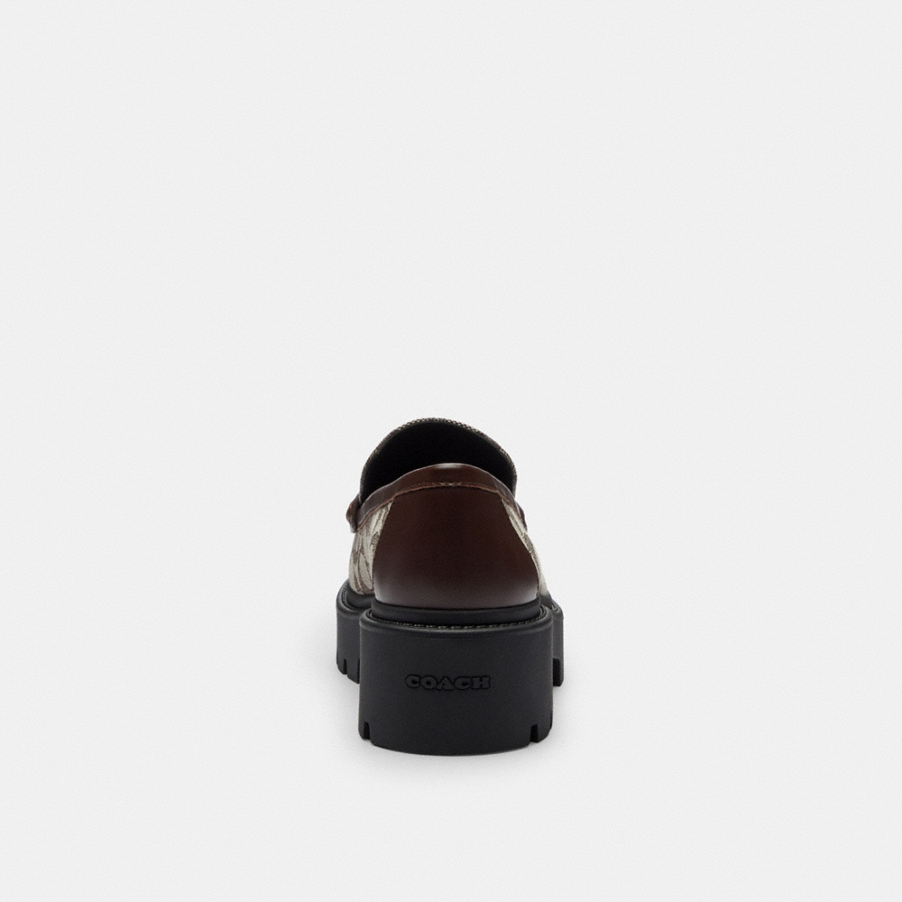 Coach Outlet Lucy Loafer In Signature Jacquard - Preorder