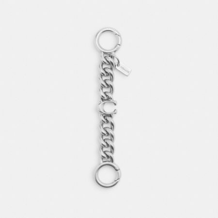 Coach Outlet Signature Strap Extender - Preorder — Silver/SILVER