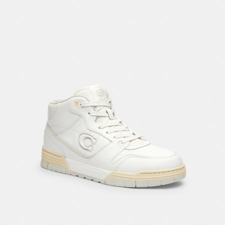 Coach Outlet Soho Mid Top Sneaker - Preorder — Optic White