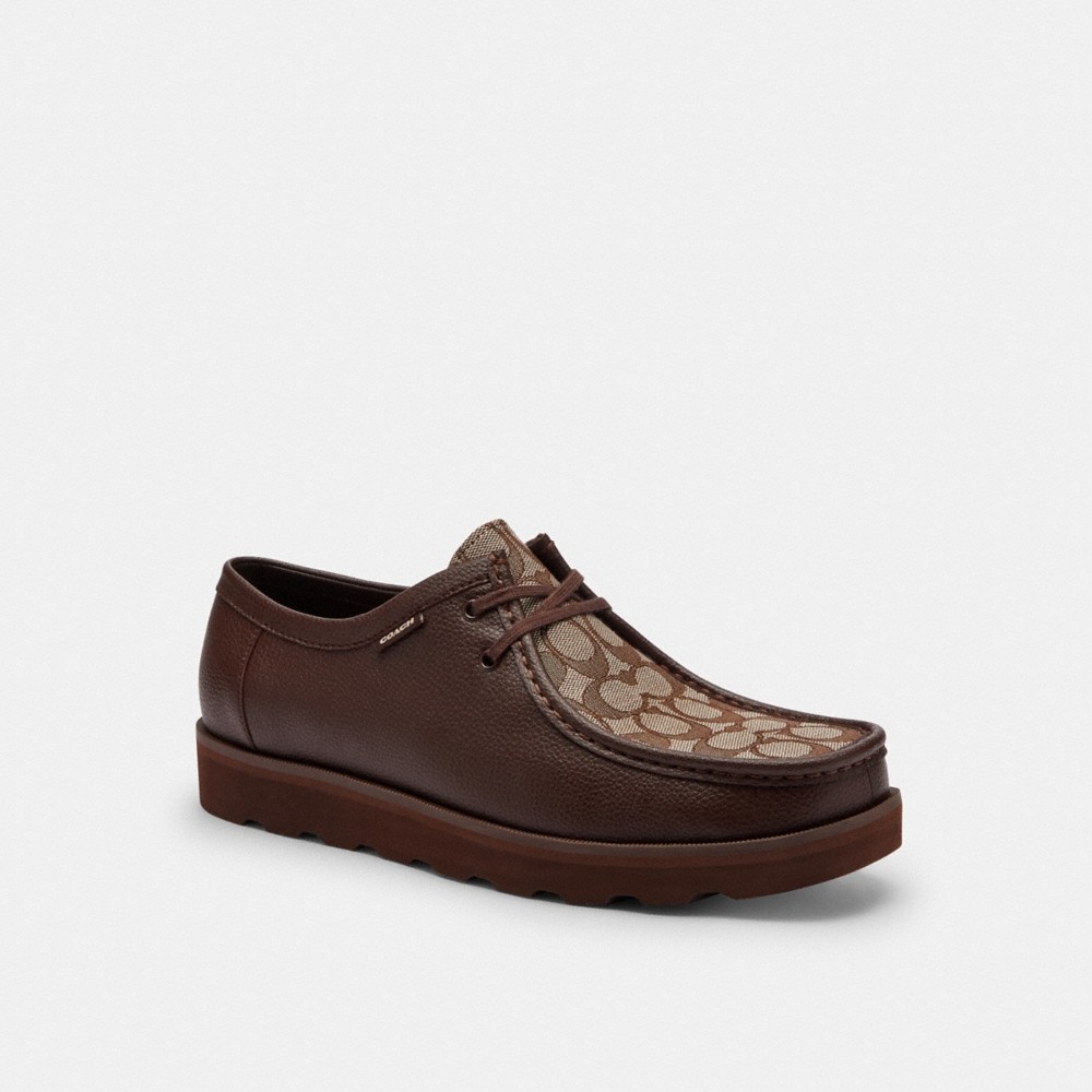 Coach Outlet Chukka Shoe With Signature Canvas - Preorder