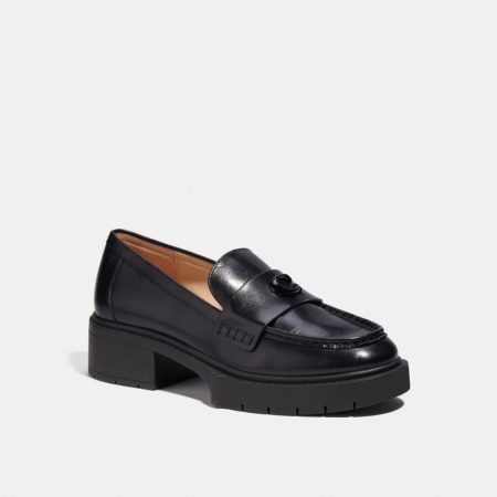 Coach Leah Loafer - Preorder — Black