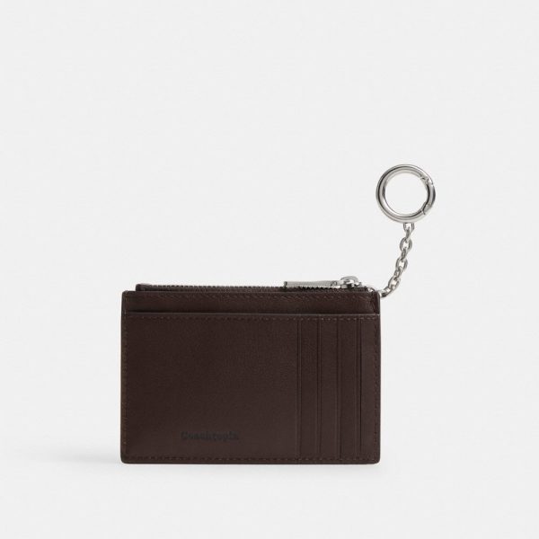Coach Outlet Alter/Ego Zip Card Case With Key Ring - Preorder