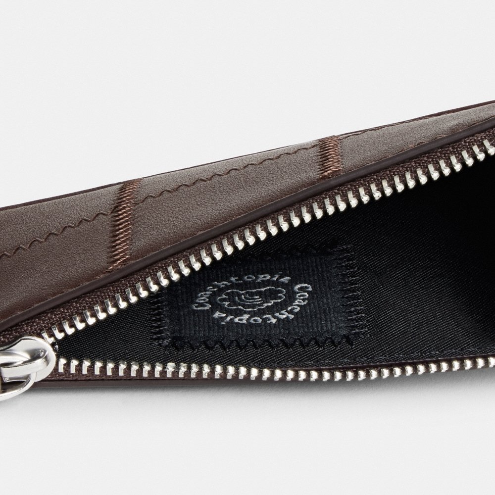 Coach Outlet Alter/Ego Zip Card Case With Key Ring - Preorder