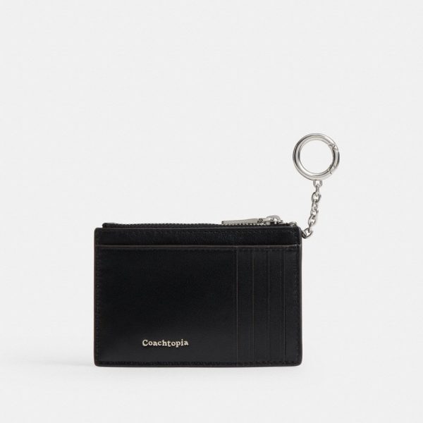Coach Outlet Alter/Ego Zip Card Case With Key Ring - Preorder