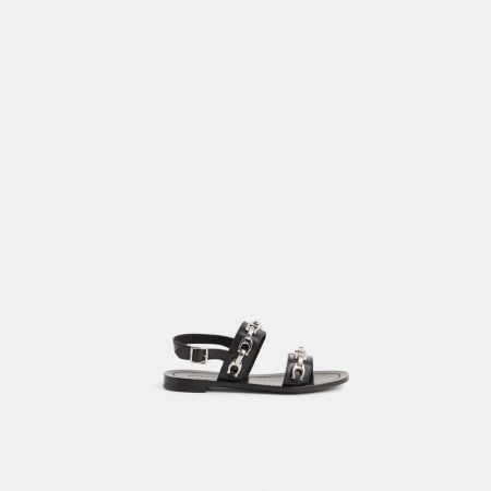 Coach Restored Eden Sandal - Preorder — Black