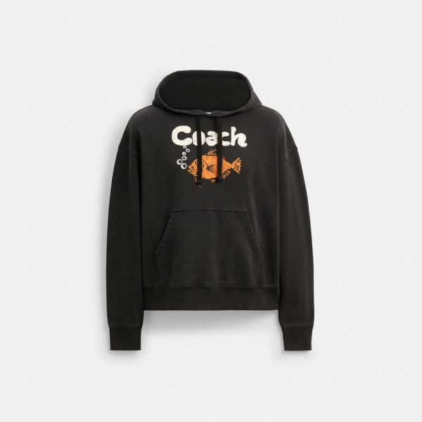 Coach Outlet Fish Graphic Hoodie - Preorder